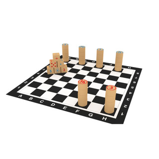 Математическая игра малая "Олимпийские шашки" - остатки