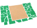 Прозрачный квадрат Воскобовича зеленый (игра к коврографу Ларчик)