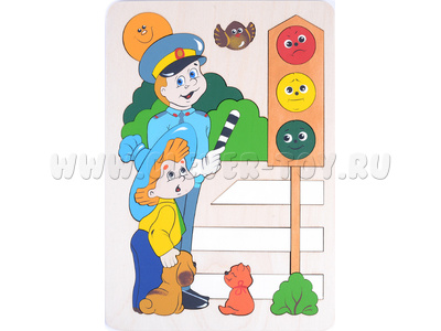 Мозаика "Светофор" (36 деталей) (остатки)