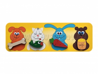 Рамка-вкладыш "Лакомки" (16 деталей) - остатки