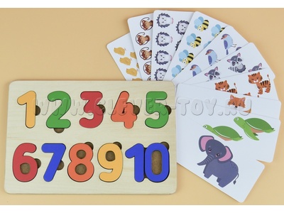 Рамка-вкладыш "Цифры" (с карточками, РК)