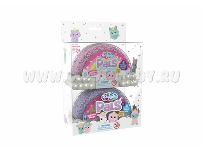 Пластилин "ПлэйФоум. Капсула с сюрпризом "Радуга единорога" (2 набора)