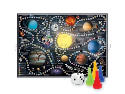 Игра-ходилка с фишками "Солнечная система"