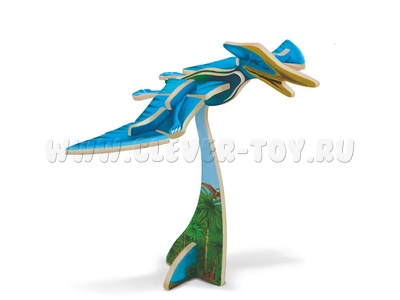 Пазл деревянный 3D "Птерозавр"