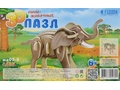 Пазл деревянный 3D "Слон"
