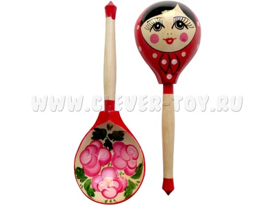 Ложка расписная "Девочка"