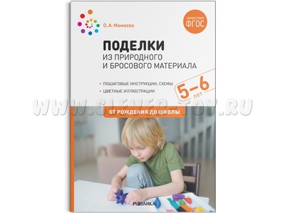 Поделки из природного и бросового материала. 5-6 лет. ФГОС