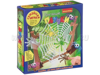 Настольная игра "Прыгающие паучки"