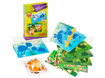 Настольная игра на липучках "Сортер "Чей малыш?" (Играй Думай Твори)