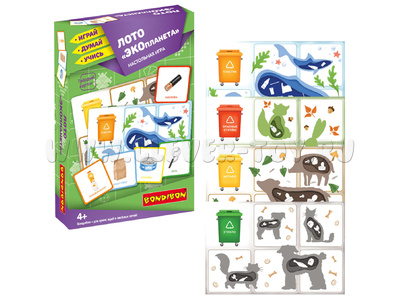 Лото "ЭКОпланета" 2в1
