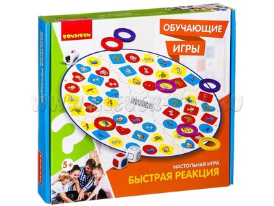 Обучающая настольная игра "Быстрая реакция"