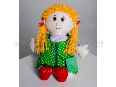 Игрушка-застежка "Учимся одеваться" Полина