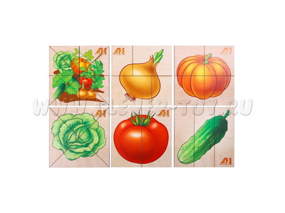 Сложи картинку Овощи