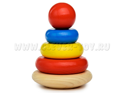 Пирамидка из 5 деталей