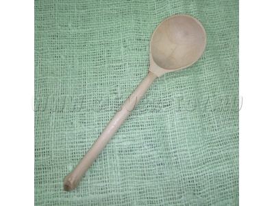 Ложка кленовая целиковая (дерево, без росписи) - остатки