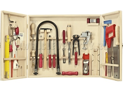 Набор Юный столяр в деревянном ящике Pebaro