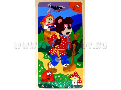 Мозаика "Колобок, Машенька и медведь" (63 детали) - остатки