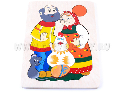 Мозаика "Курочка Ряба" (26 деталей) (остатки)