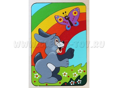 Мозаика "Степашка и радуга" (19 деталей) - остатки