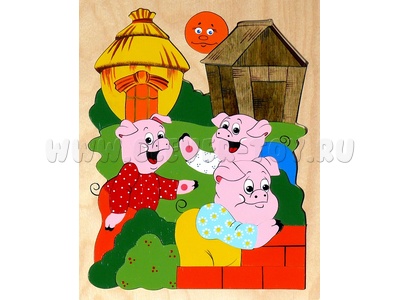 Мозаика "Три поросенка-1" (30 деталей) - остатки