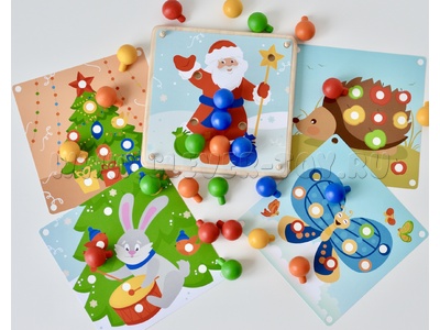 Набор "Деревянная мозаика" (С Новым годом!)