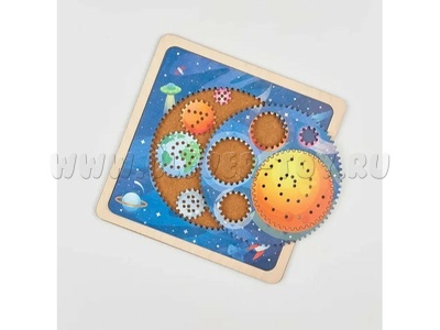 Спирограф деревянный "Космос"