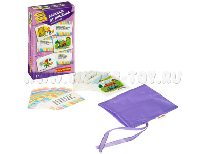 Настольная игра "Загадки от лисёнка"