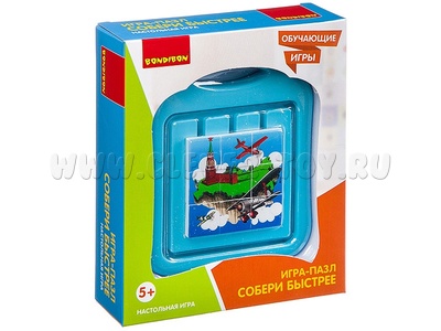 Обучающая настольная игра-пазл "Собери быстрее" (мини)