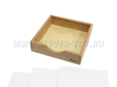Ящик для бумаги 14 см, пластиковые дощечки