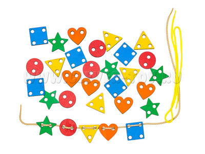 Шнуровка "Геометрические фигуры"