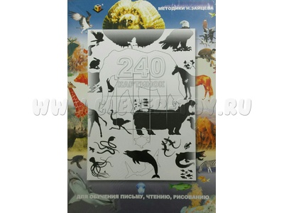240 картинок для обучения письму, чтению, рисованию
