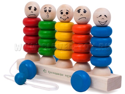 Каталка "Квинтет" (дерево) остатки