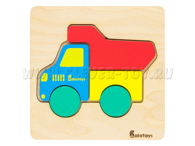 Пазл деревянный "Грузовик" (остатки)