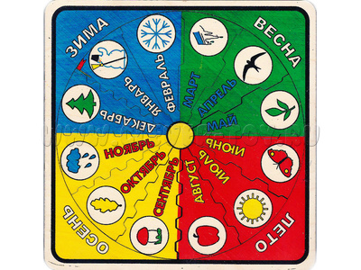 Рамка-вкладыш "Год и месяцы"