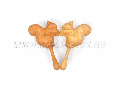 Шумелка деревянная "Белочка" (бук)