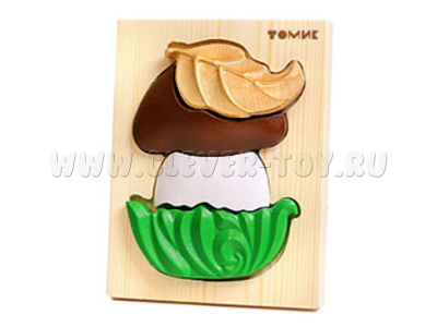 Пазл-картинка деревянная "Грибок"