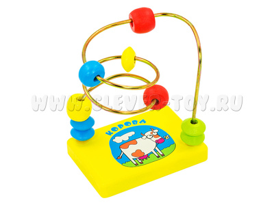 Лабиринт "Корова" (желтый, 10*7*13 см, АТ)