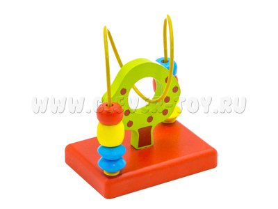 Лабиринт "Яблоня" (красный, 10*7*13 см, АТ)