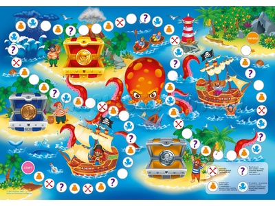 Игра-ходилка с викториной "Золото пиратов"