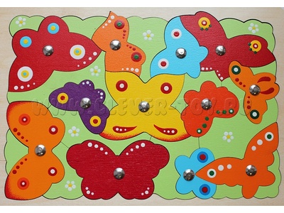 Мозаика магнитная "Бабочки" (24 детали) - остатки