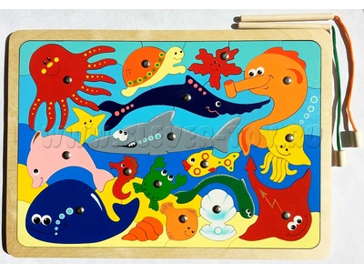 Мозаика магнитная "Океан" (51 деталь) - остатки