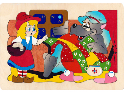 Мозаика "Красная шапочка" (63 детали) (остатки)