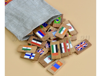 Мемори "Флаги Мира" (в мешке)