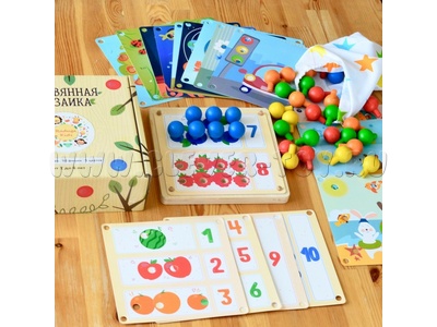 Набор "Деревянная мозаика" (19 карточек)