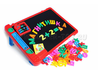 Магнитная доска "Магнитишка" №4 (азбука+цифры)