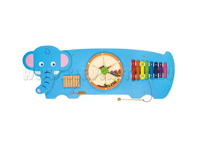 Бизиборд "Слоненок" (91*32*4,5 см)