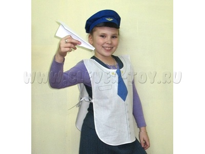 Костюм "Пилот" накидка и шапочка
