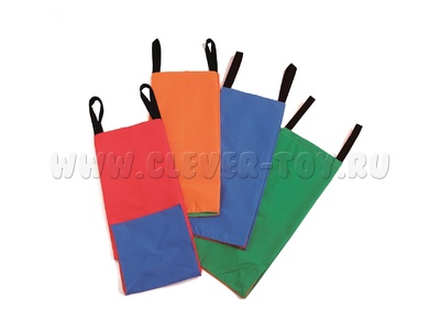 Мешки для прыжков (23 х 23 х 55 см, 4 цвета, 4 шт)