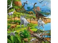 Книжка-панорама с наклейками. Динозавры
