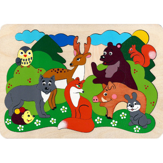 Мозаика "Лесные звери" (40 деталей)
